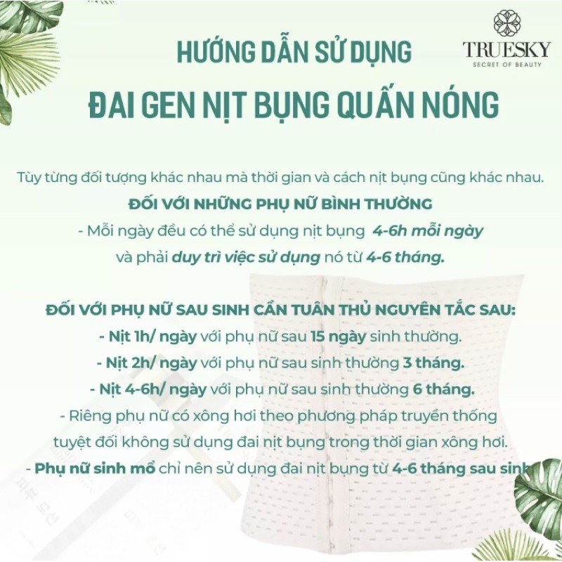 Đai Nịt Bụng Sau Sinh Tan Mỡ Slimming - Đai Nịch Bụng Quấn Nóng Eo Thon Cao Cấp Có Thể Sử Dụng Khi Ra Ngoài (One Size)