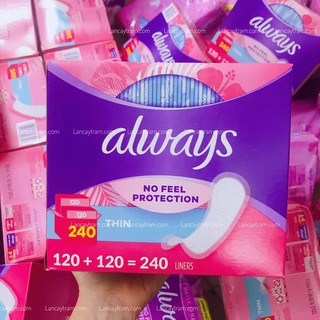 Bvs Hằng Ngày Always Siêu Mỏng – No Feel Protection