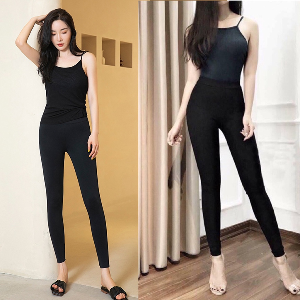 Quần legging nâng mông túi zip