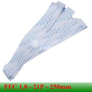 Cable FFC 1.0mm 21 pin dài 250mm  AWM 20264