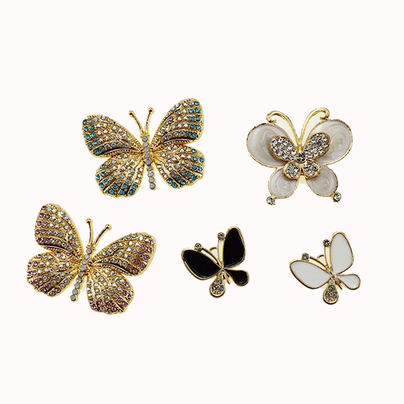 Bộ Phụ Kiện Dây Xích Kim Loại Đính Đá Ngọc Trai Hoa Cúc Trang Trí Giày Dép Cho Nữ