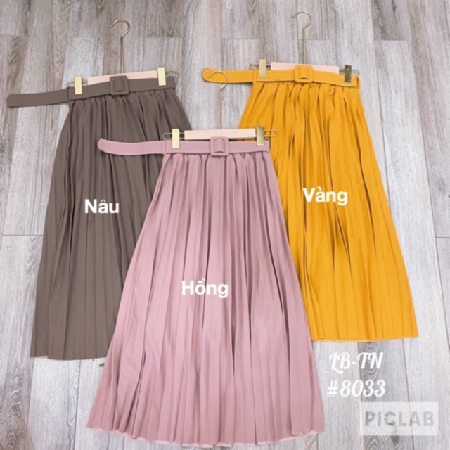 CHÂN VÁY XẾP LY KÈM ĐAI TO MS14299 (C5-1.2) (MÃ 1915)