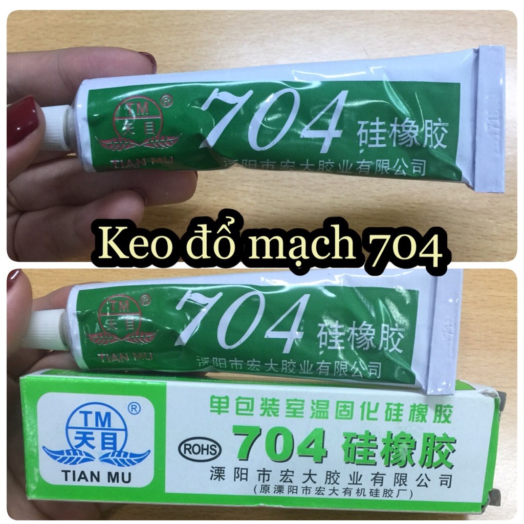 Keo silicon đổ mạch chống nước cách điện 704 602 - Keo đổ mạch điện tử máy giặt
