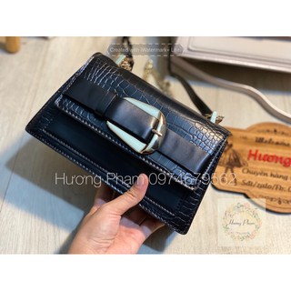[ SALE] TÚI P PHỐI VẠT VÂN RẮN SIZE 20 ảnh tự chụp