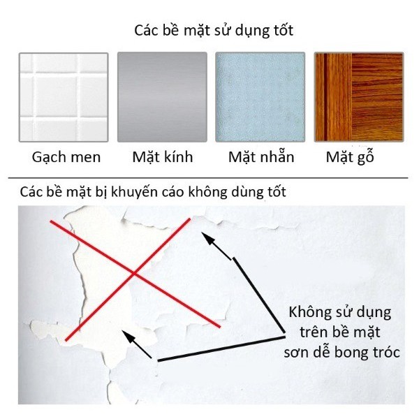 Xả sốc 3 ngày móc dính trong dán tường chịu lực tốt _00471 _ Buonrecom