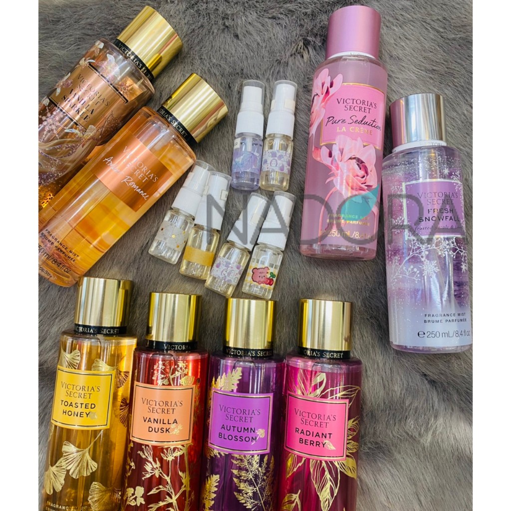 TRIAL SIZE - ĐỦ MÙI Xịt Thơm Toàn Thân Victoria's Secret Body Mist