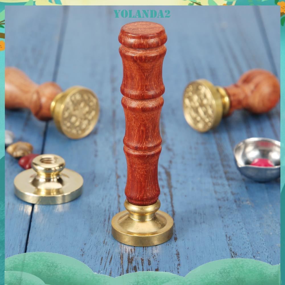 Tay Cầm Bằng Gỗ Cho Con Dấu Phong Cách Retro Độc Đáo