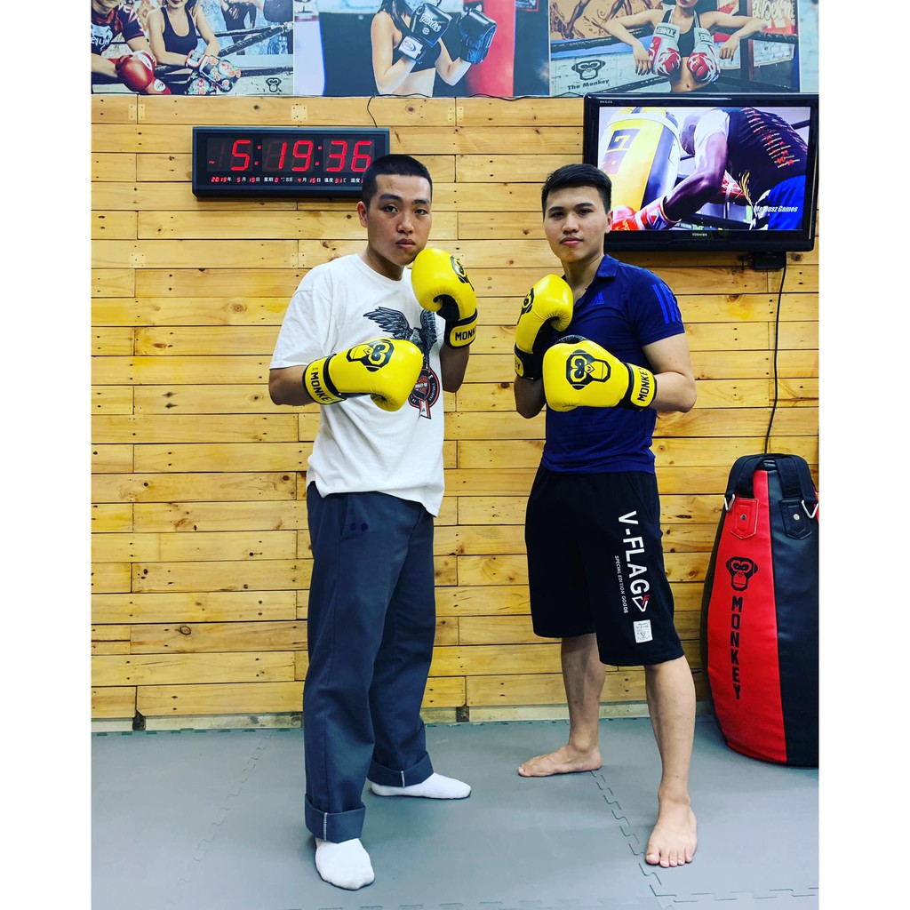 GĂNG TAY BOXING MONKEY ECO MÀU VÀNG