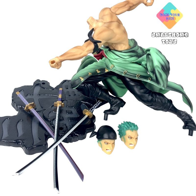 Mô hình Roronoa Zoro Tuyệt Chiêu 3000 Thế Giới - Đồ Chơi Sưu Tập Cho Các Fan Của One Piece - SmartHome Toys