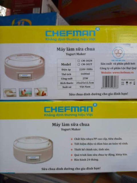 Máy làm sữa chua Chefman