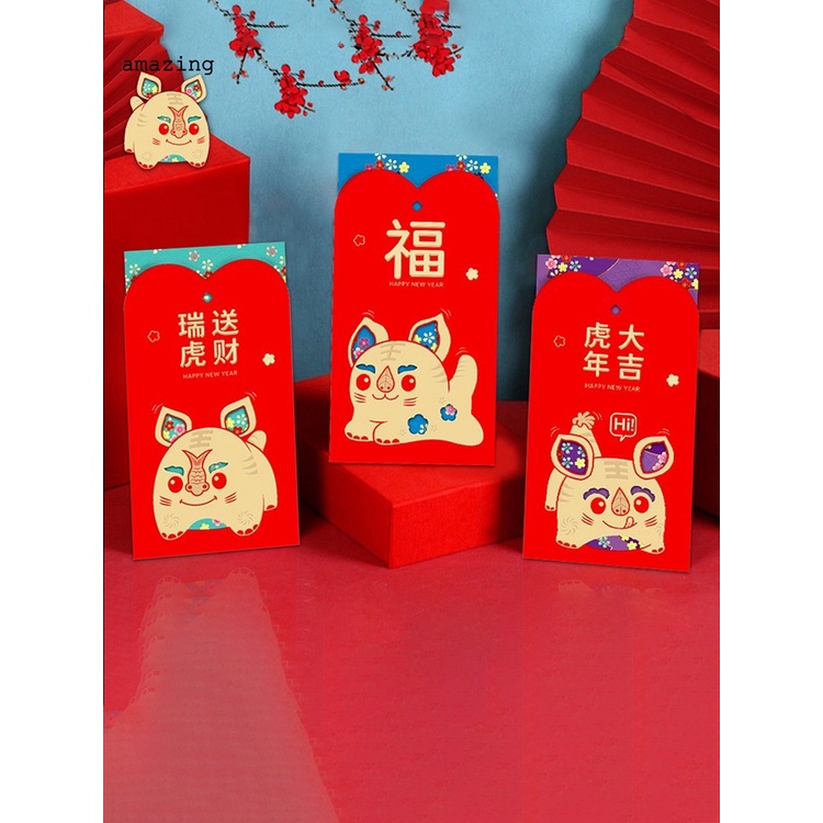 Bao lì xì nhiều màu sắc phong cách hiện đại cho năm mới 2022