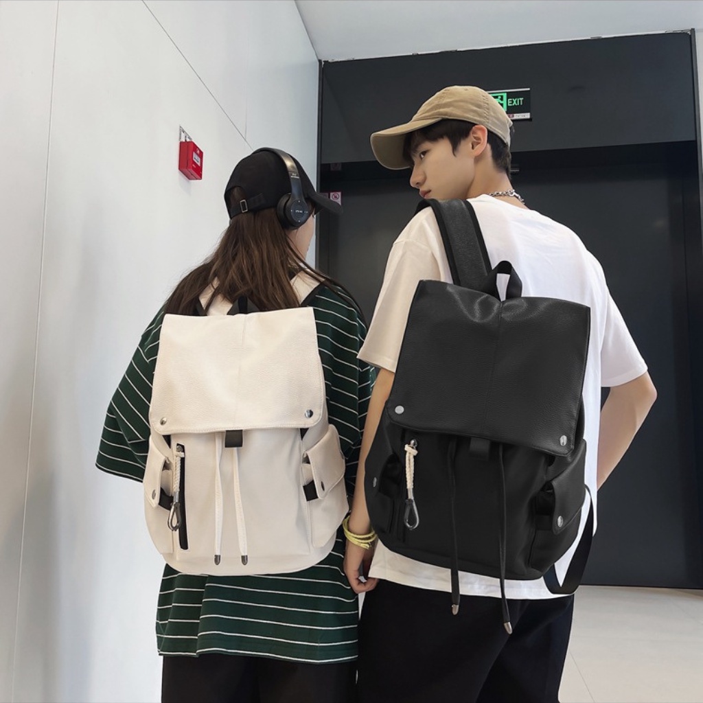 Balo Da PU Đi Học Cỡ Lớn, Balo Nam Và Nữ Phong Cách Thời Trang Cao Cấp LUXYL 2022 BL015