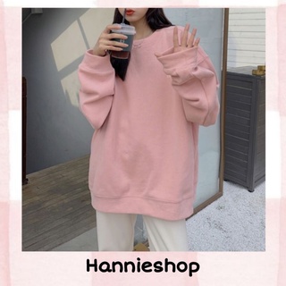 Áo Sweater Basic Chất Nỉ Da Cá Phong Cách Hàn Quốc (Hàng Đặt Trước)