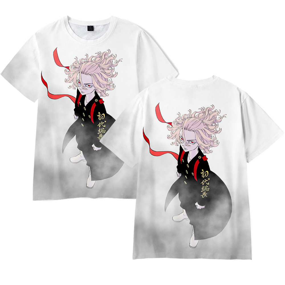 Áo thun tay ngắn in họa tiết anime Ryuguji Draken Haori