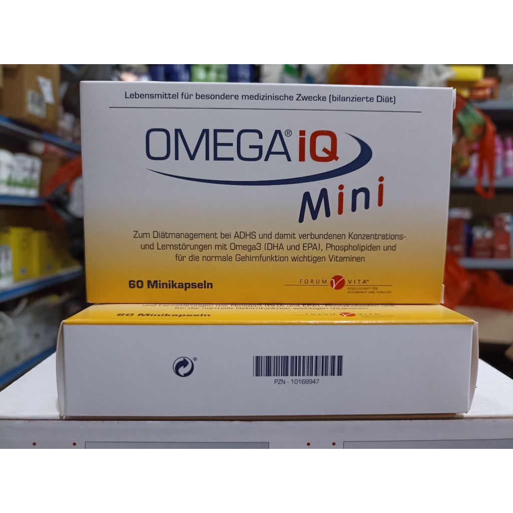 OMEGAiQ Mini hộp 60 viên của Đức