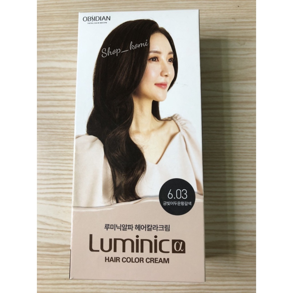 Thuốc Nhuộm Tóc Obsidian Luminic Hair Color Cream Chính Hãng Hàn Quốc