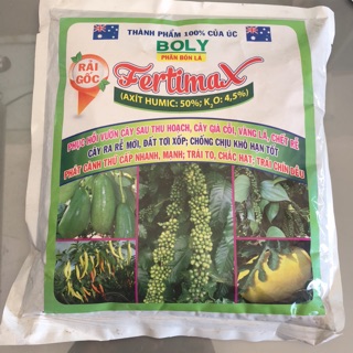 Phân bón lá boly: fertimax 1kg .