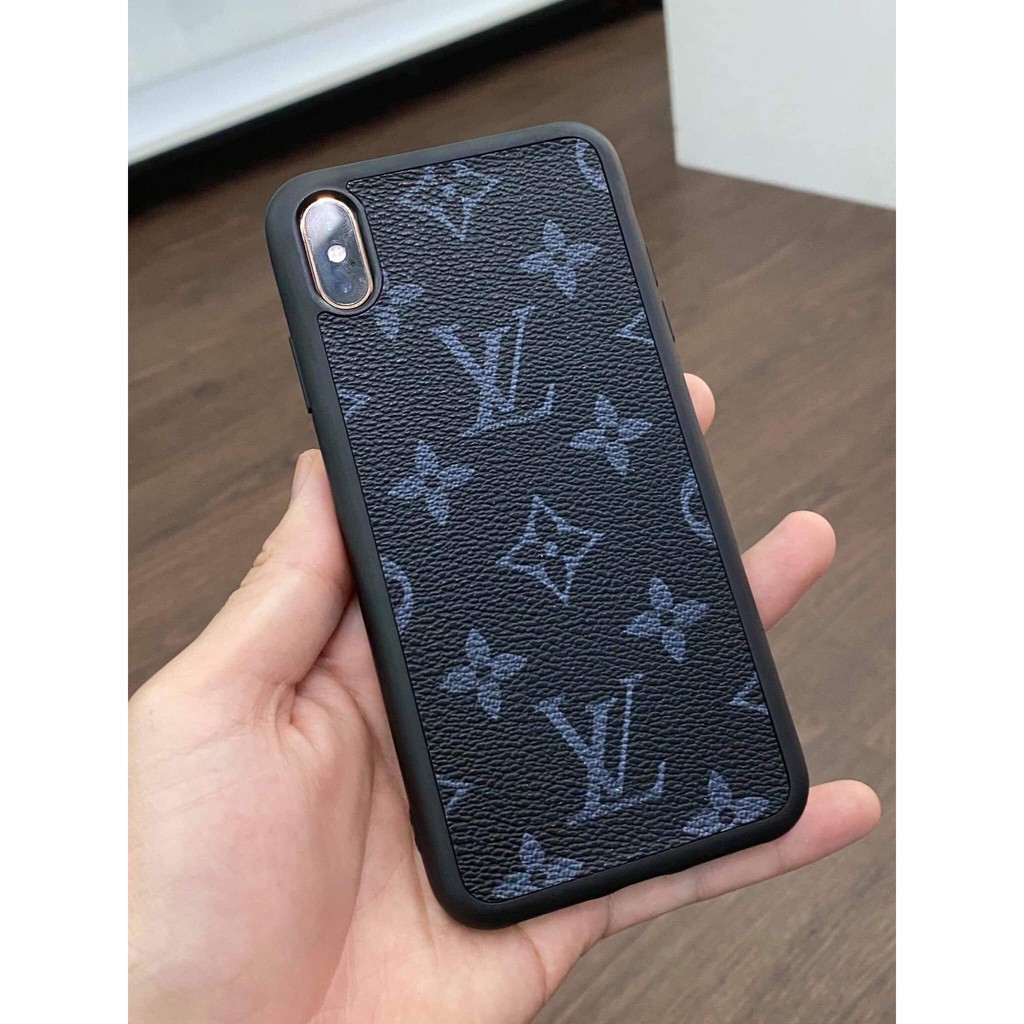 Ốp LV lót nhung xịn iPhone X,Xs,XSMax , XR 7 plus, 8 plus da Canvas nhiều họa tiết rẻ đẹp