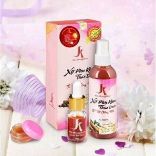 Xịt phụ khoa kiều + serum kiều + hồng ti