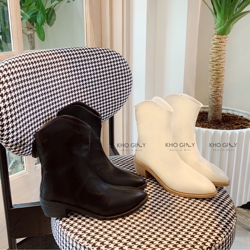 Boots cao bồi lửng B010