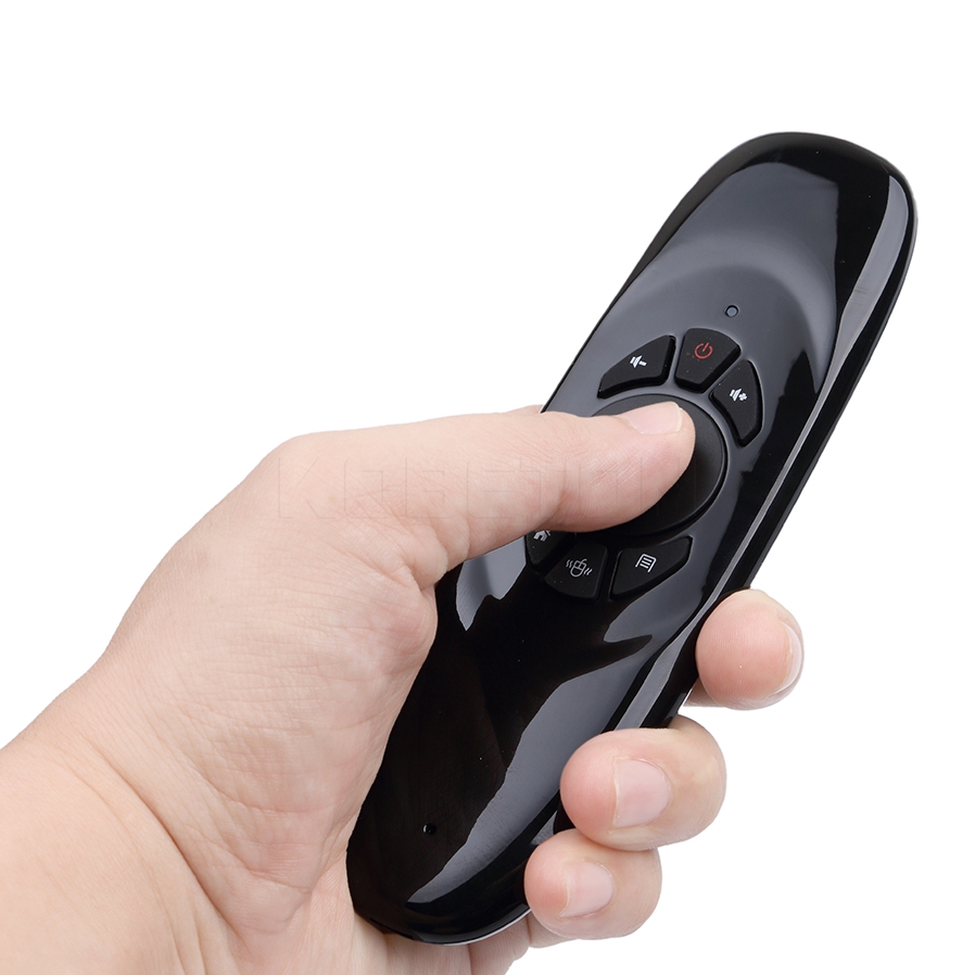 Set bàn phím không dây 2.4G 6 trục kèm chuột và điều khiển từ xa dành cho TV thông minh