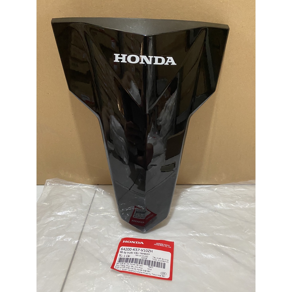 Ốp mặt nạ trước HONDA BLADE Số năm 2014 màu Đen. 64200K57V10ZH