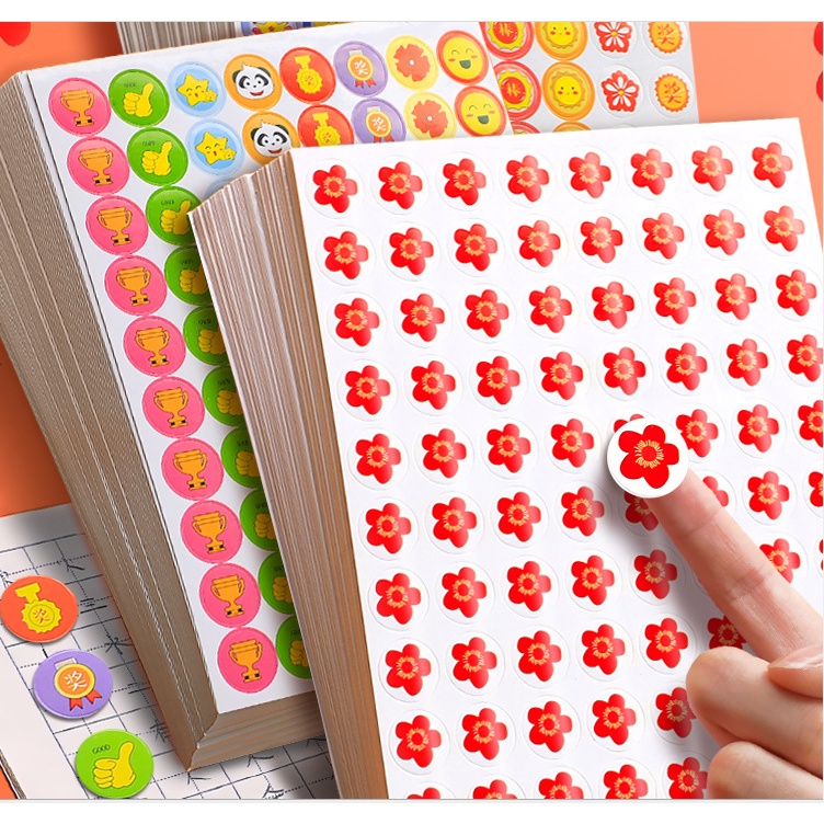 Set 10 ticker tờ khen thưởng cho bé