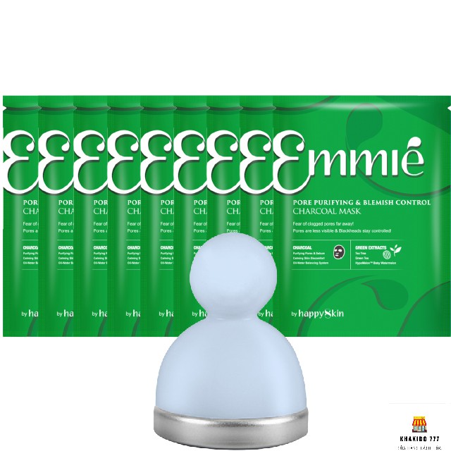 Combo 8 Mặt Nạ Naruko Tràm Trà Dành Cho Da Dầu Mụn Và Cây Lăn Lạnh Emmie Cấp Ẩm Làm Dịu Da Se Khít Lỗ Chân Lông Emmié