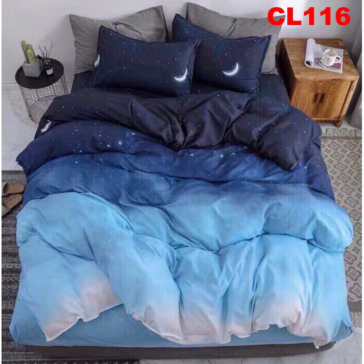 Bộ chăn ga gối CL116 set 4 món Loại 1 Cotton poly hàng Loại 1 nhập khẩu