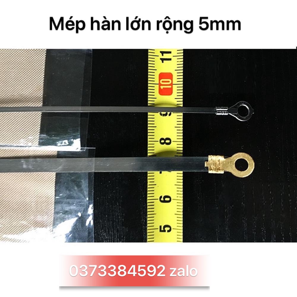 Bộ thanh dây nhiệt thay thế máy hàn miệng túi 40cm*5mm