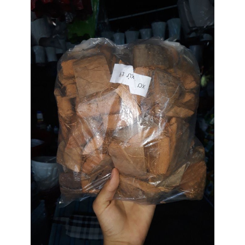 Sơ Dừa Nguyên Miếng  Đã Qua Xử Lý Giá Thể Dùng Trồng Lan Và Hoa Kiểng