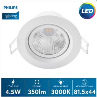 Đèn Philips LED chiếu điểm SL201 4.5W 2700K