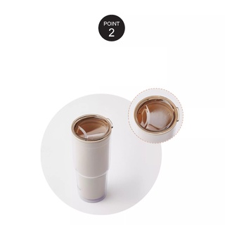 Ly nhựa 2 lớp Lock&Lock double wall cold cup 900ml HAP502