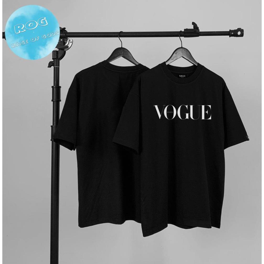 Áo thun tay lỡ VOUGUE, áo phông Unisex nam nữ chất Cotton Form Rộng