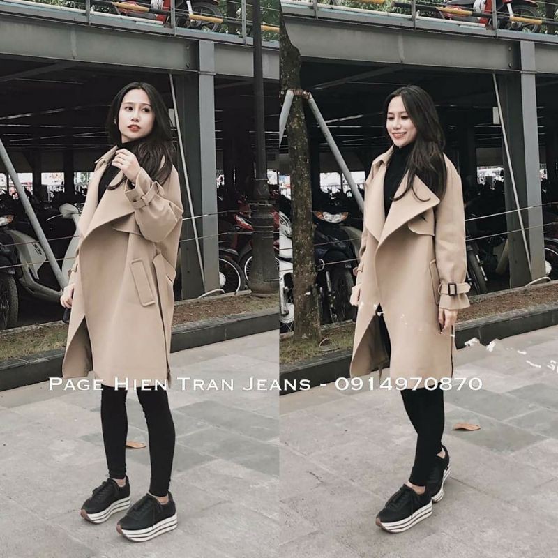 áo dạ vest dáng dài