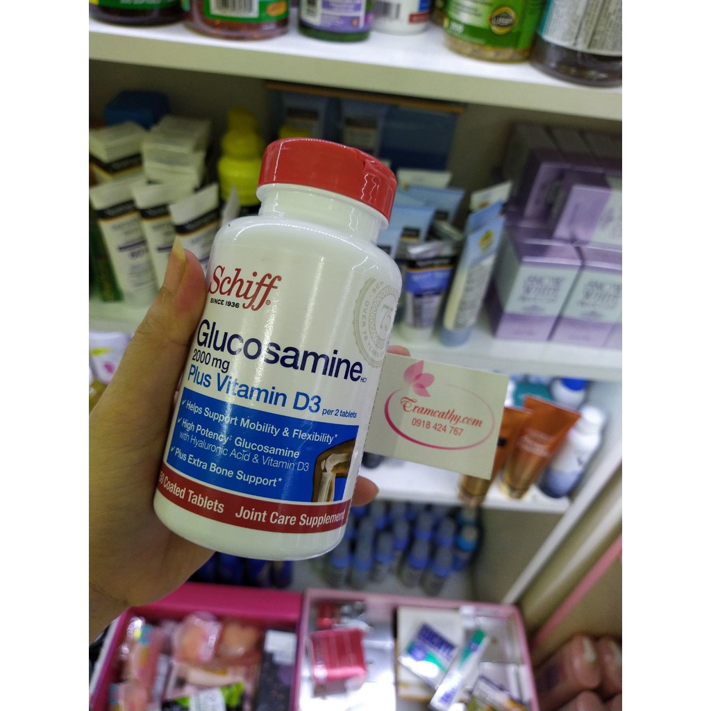 [HSD 2024]glucosamine schiff 2000mg Plus D3 150 viên