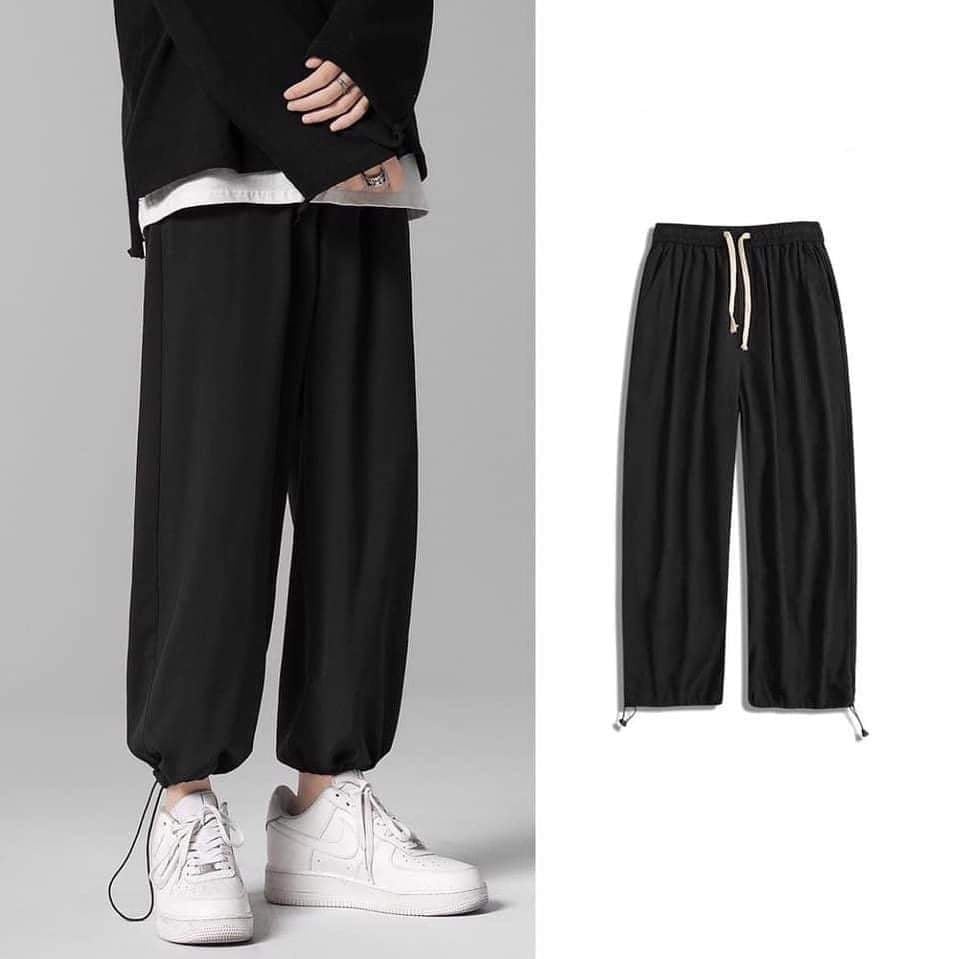Quần sweatpants ( Jogger nỉ ống bom ) kiểu dáng unisex nam nữ