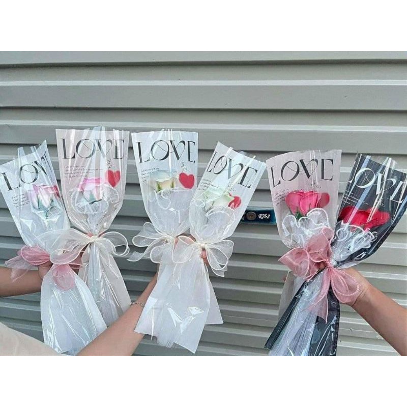 Ruy băng voan bản 4cm làm nơ không lõi