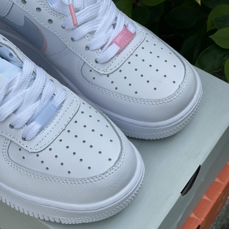 Giày af1 móc xanh hồng nữ bản đẹp