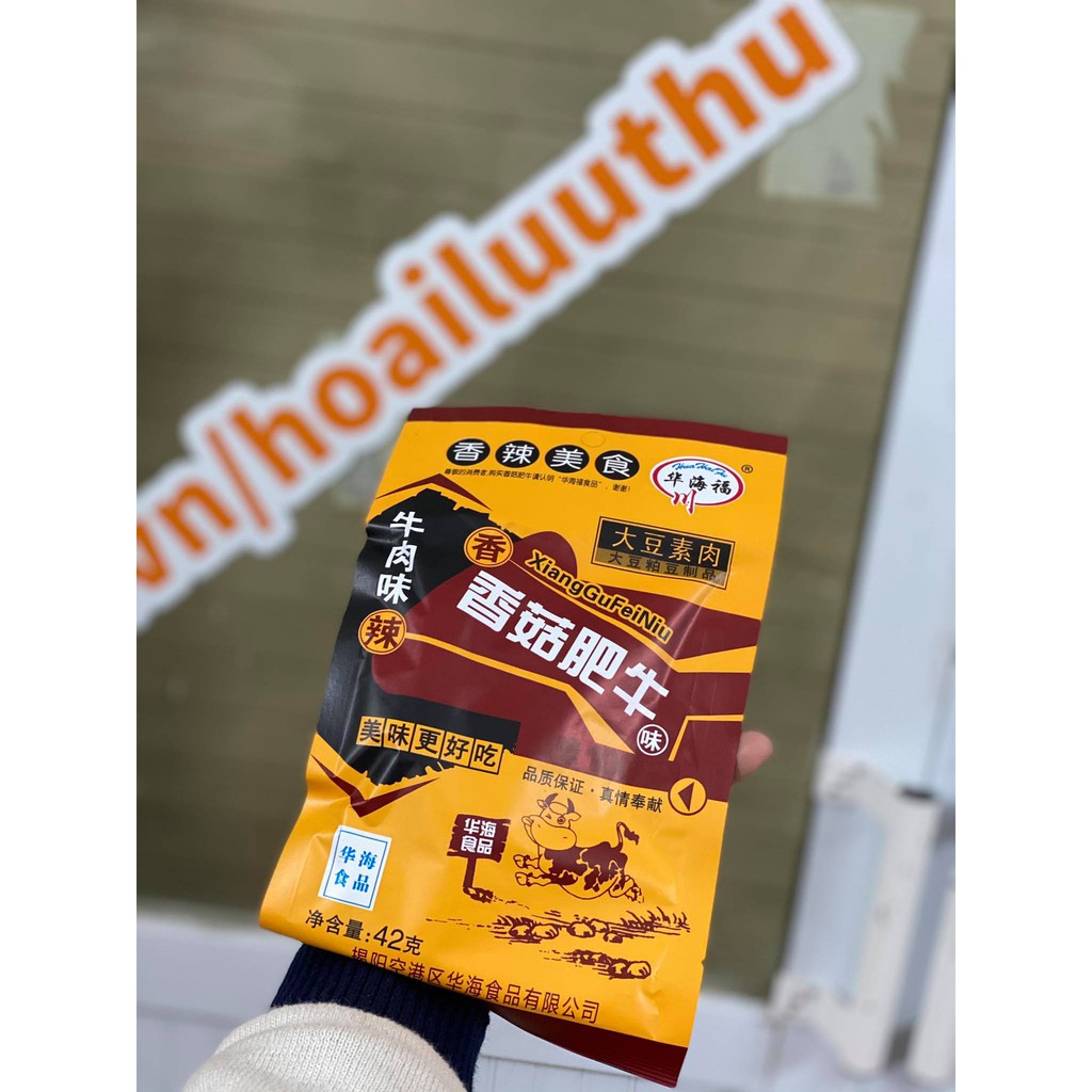 Thịt hổ cay chay Đài Loan 10k/ 2 gói 42g