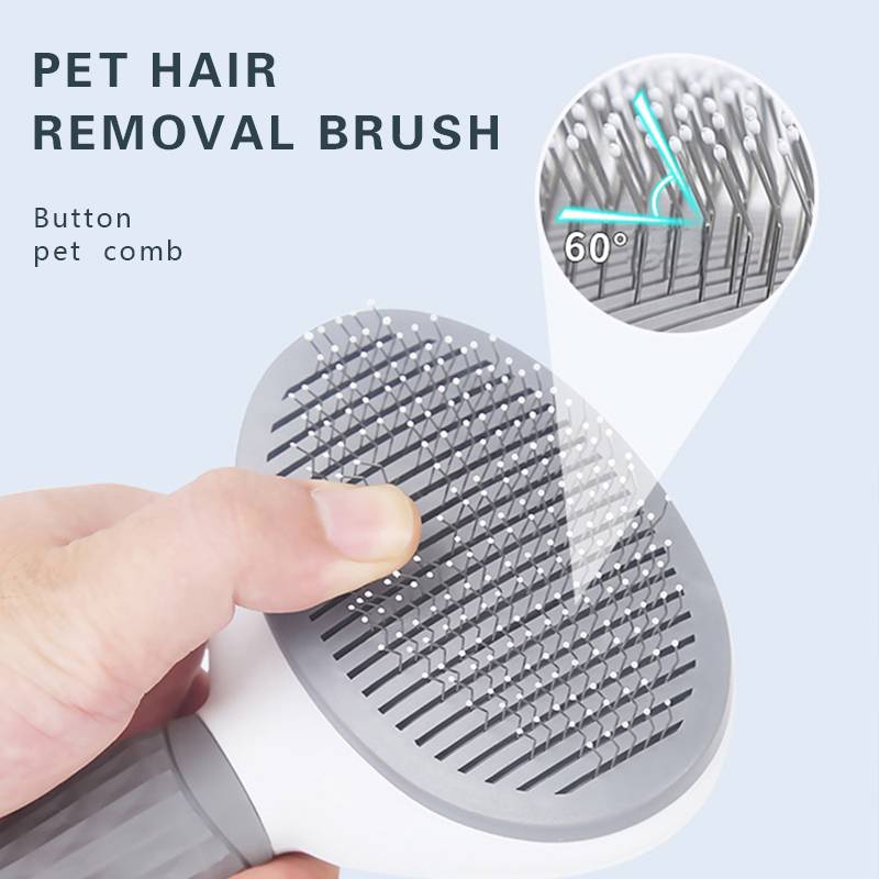 Lược chải lông chó mèo tự động bằng thép không gỉ chống trượt