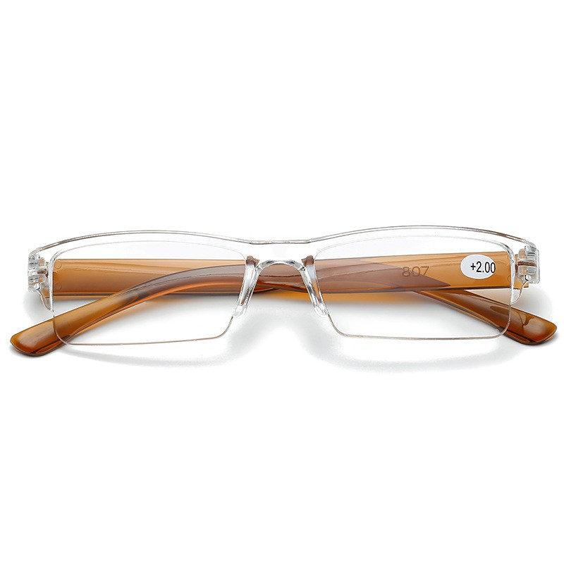 Reading Glasses Anti-blue Vintage Portable Presbyopic Glasses Magnifier Vision Eyewear Prescription Lens