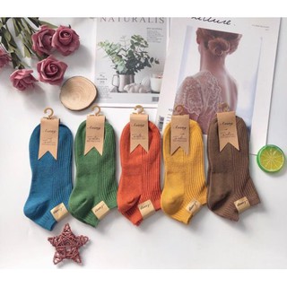 Set 10 Đôi Tất Len Gân Nữ Loại Mới Cao Cấp.