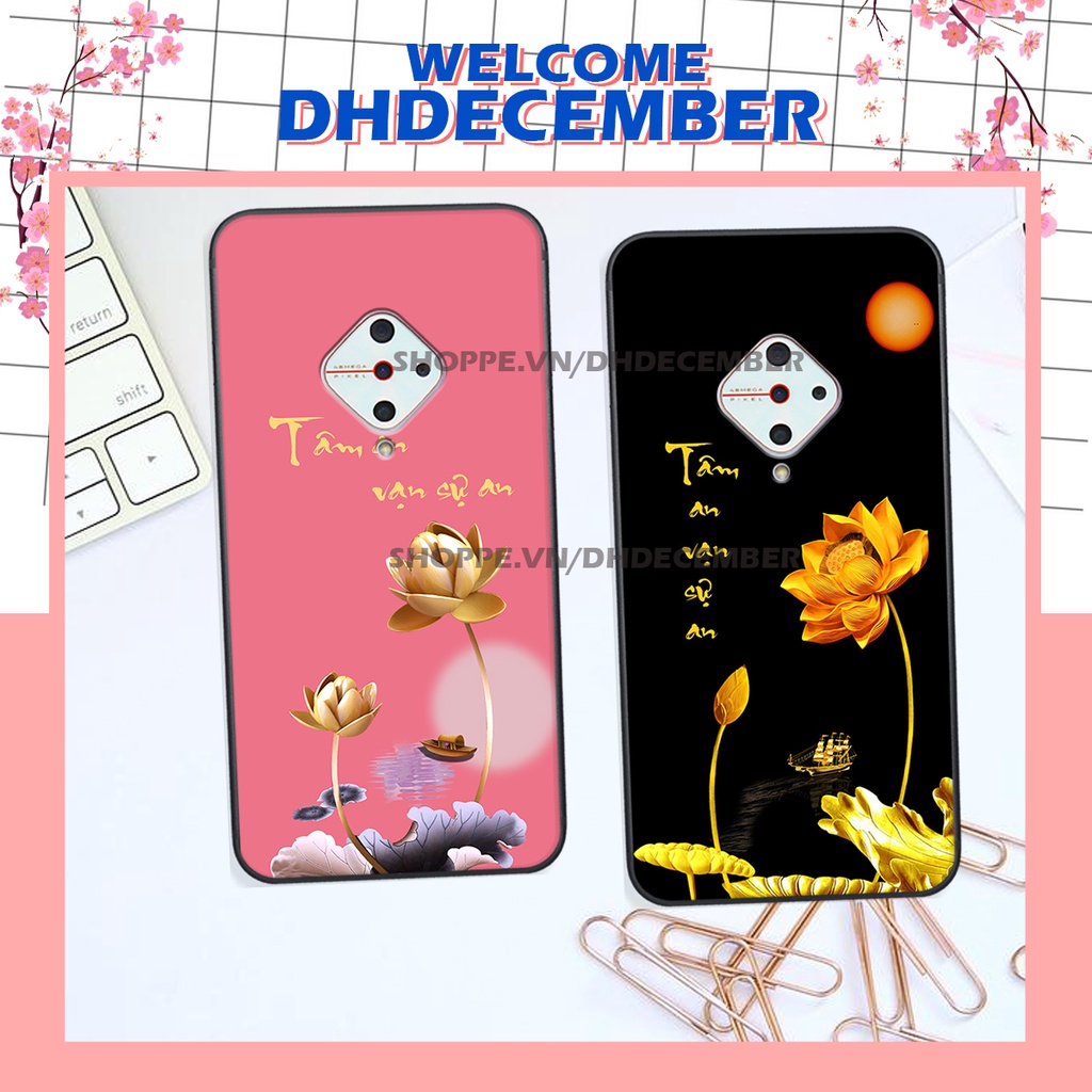 Ốp lưng Vivo S1 PRO in hình thư pháp tâm an vạn sự an ,mã đáo thành công SIÊU CHẤT