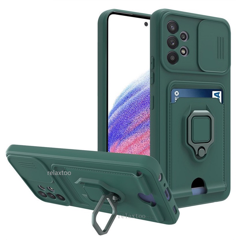 Ốp Điện Thoại TPU Mềm Có Ngăn Đựng Thẻ Cho Samsung Galaxy A71 A51 A31 A21 50 30 S A11 A30 A50 A20 A 71 51 31 21 50 5G 4G