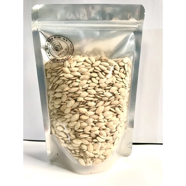 500gr Hạt bí trắng rang tay - hạt to mẩy(ĐẢM BẢO MỚI)