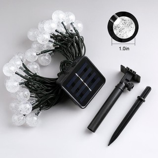 Đèn trang trí 20ft 30LED hình cầu pha lê