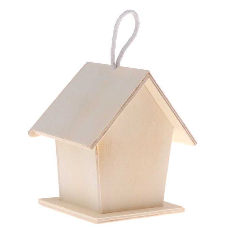 Tổ chim tự làm bằng gỗ tự nhiên độc đáo cho chim vẹt