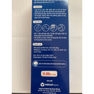 Nước biển sâu Xisat xịt mũi
