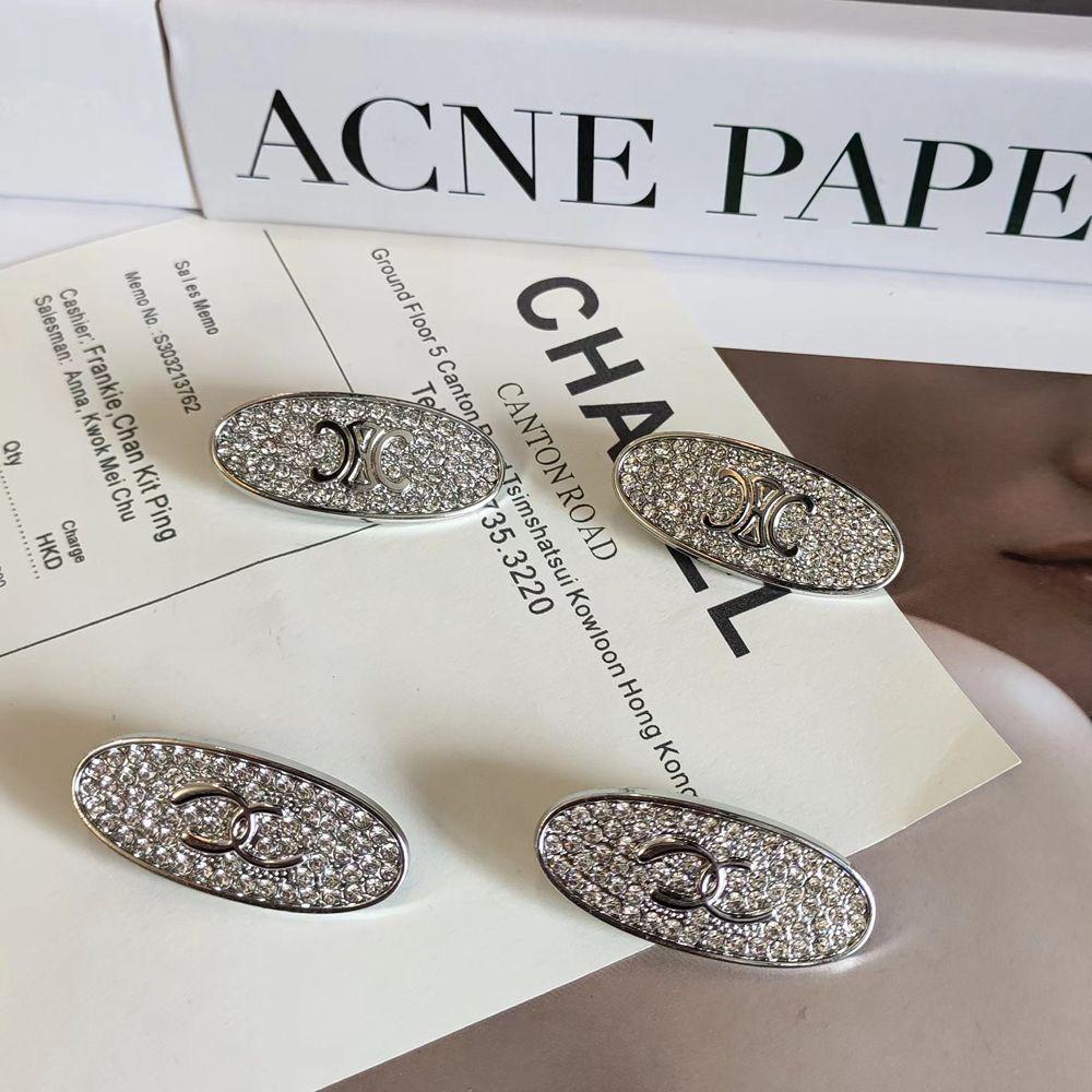 JARRED Kẹp TóC Kim LoạI HìNh MặT CườI Và Chữ Arc de Triomphe Dễ Thương Cho Nữ